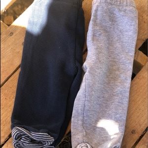 2Pc Lot Ralph Lauren Thermal/Lined Pants 9mo